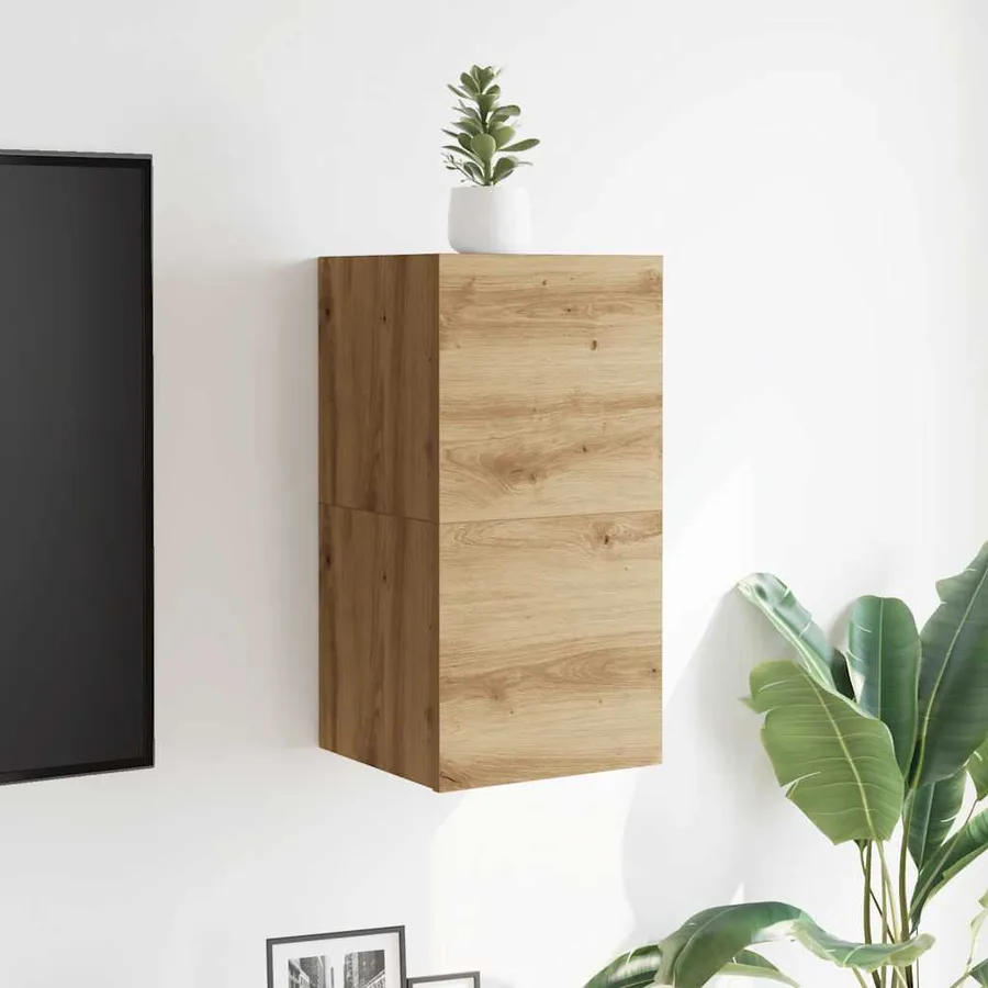 Meubles TV muraux 2 pcs chêne artisanal 30,5x30x30 cm - 3