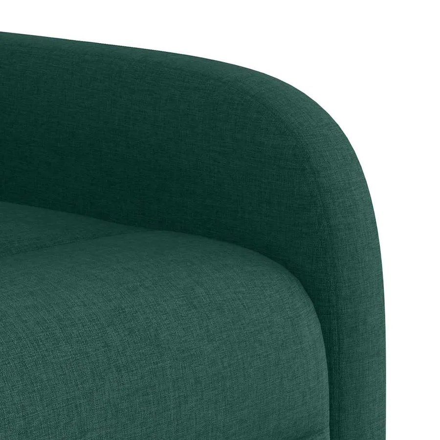 Fauteuil inclinable électrique Vert foncé Tissu - 11