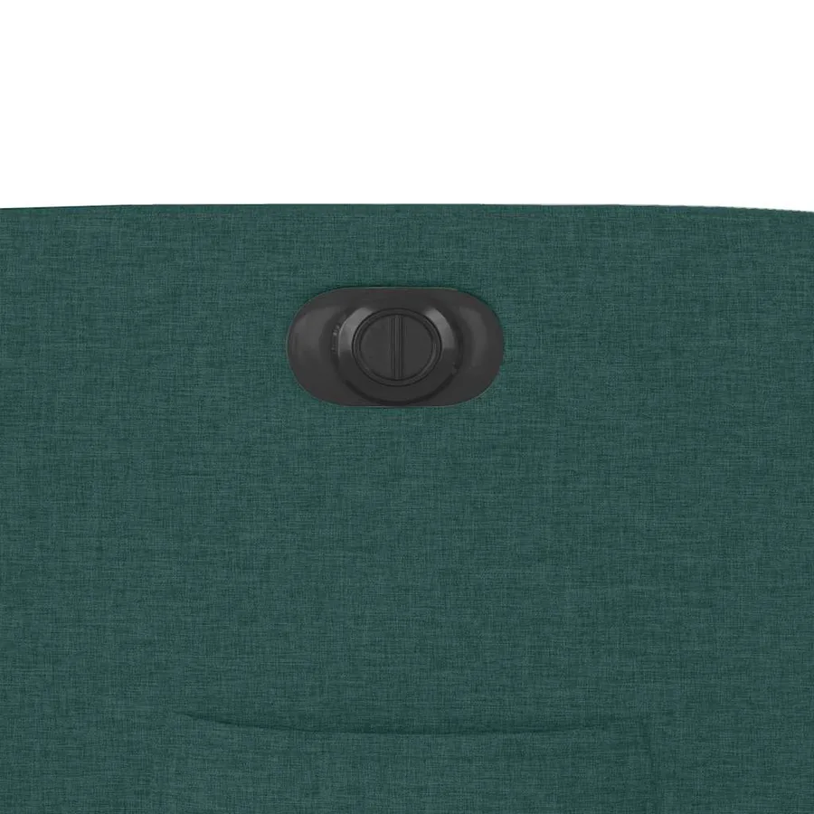 Fauteuil inclinable électrique Vert foncé Tissu - 12