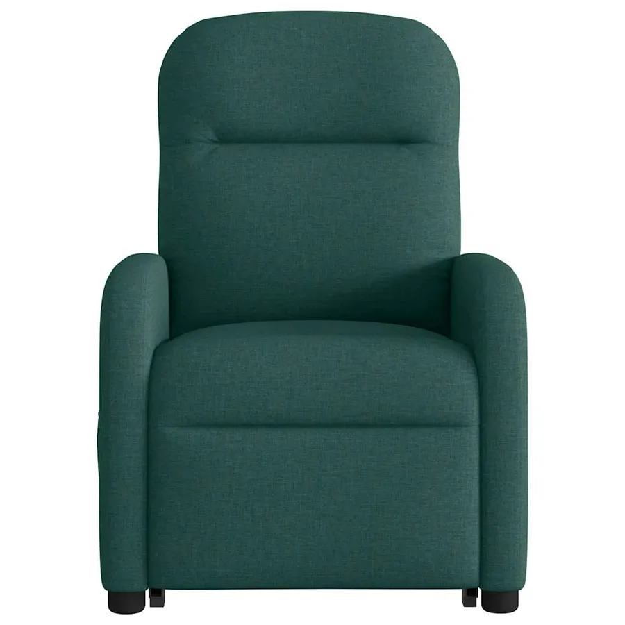 Fauteuil inclinable électrique vert foncé tissu - 5