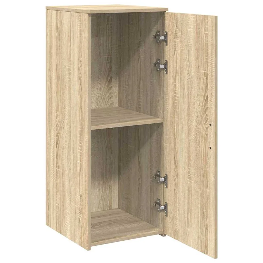 Armoire rangement chêne sonoma 40x45x103,5 cm bois d'ingénierie - 4