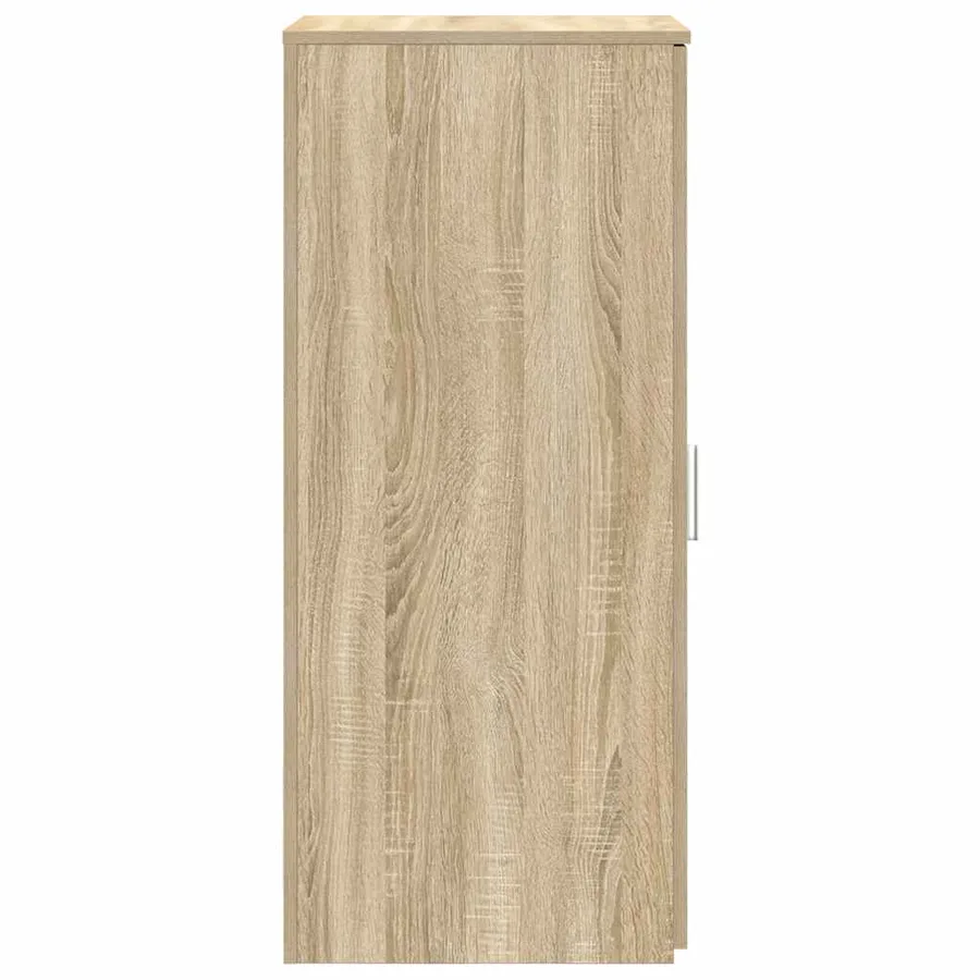 Armoire rangement chêne sonoma 40x45x103,5 cm bois d'ingénierie - 6