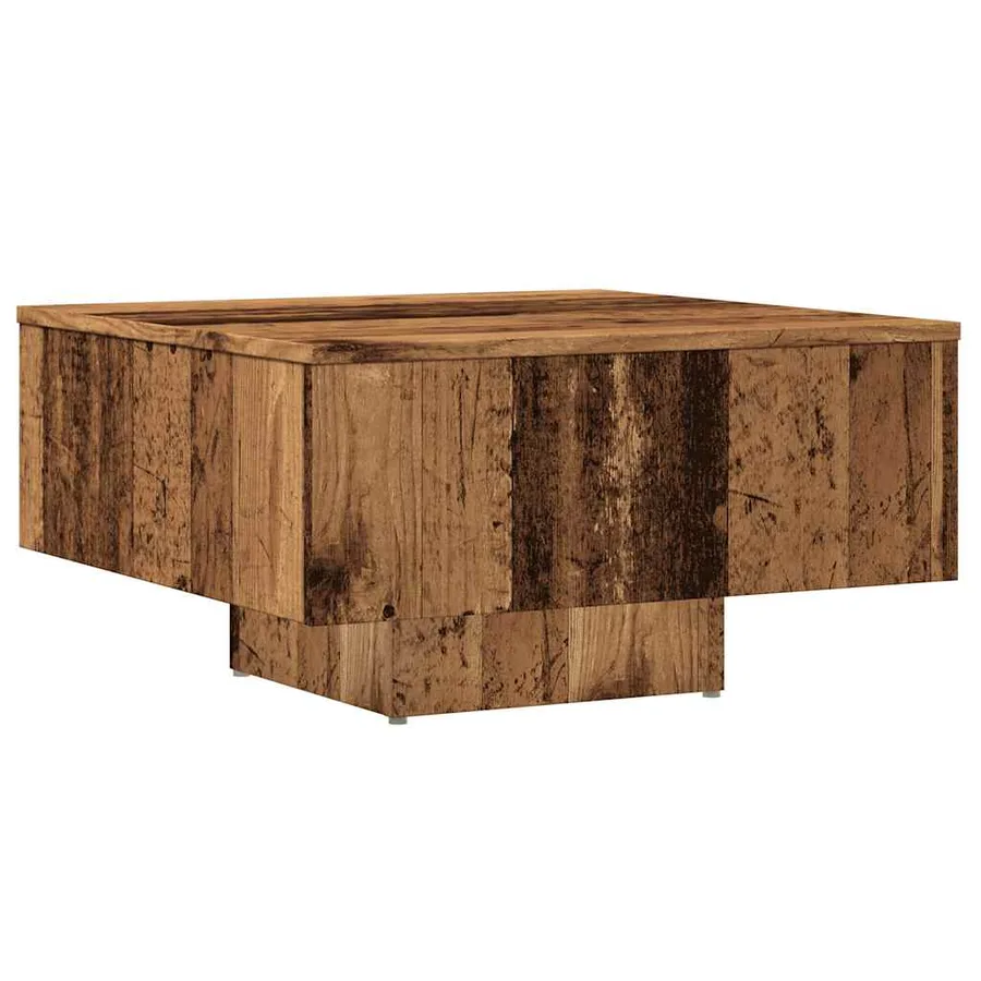 Table basse vieux bois 60x60x31,5 cm bois d'ingénierie - 2