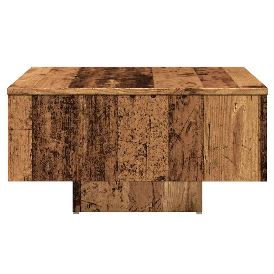 Table basse vieux bois 60x60x31,5 cm bois d'ingénierie - 5