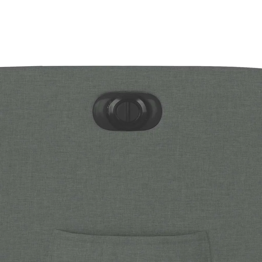 Fauteuil inclinable électrique gris foncé tissu - 12