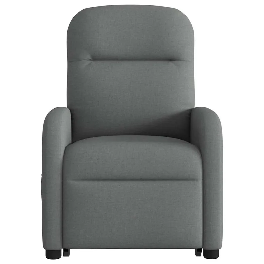 Fauteuil inclinable électrique gris foncé tissu - 4