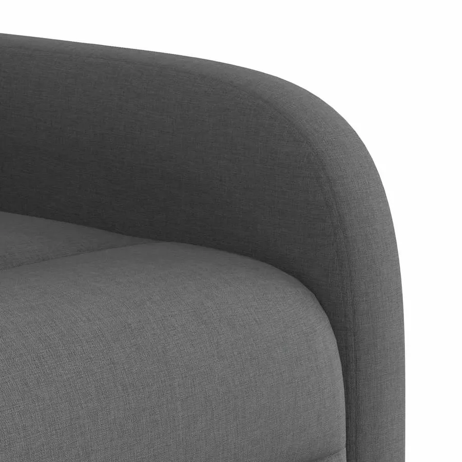 Fauteuil inclinable électrique Gris foncé Tissu - 11