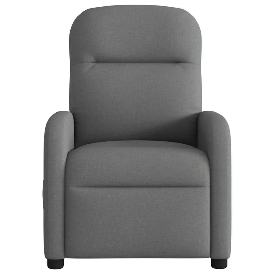 Fauteuil inclinable électrique Gris foncé Tissu - 5