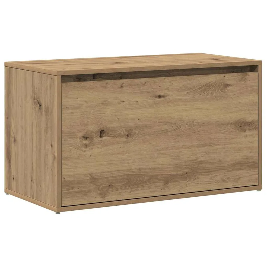 Banc d'entrée 80x40x45 cm chêne artisanal bois d'ingénierie - 2