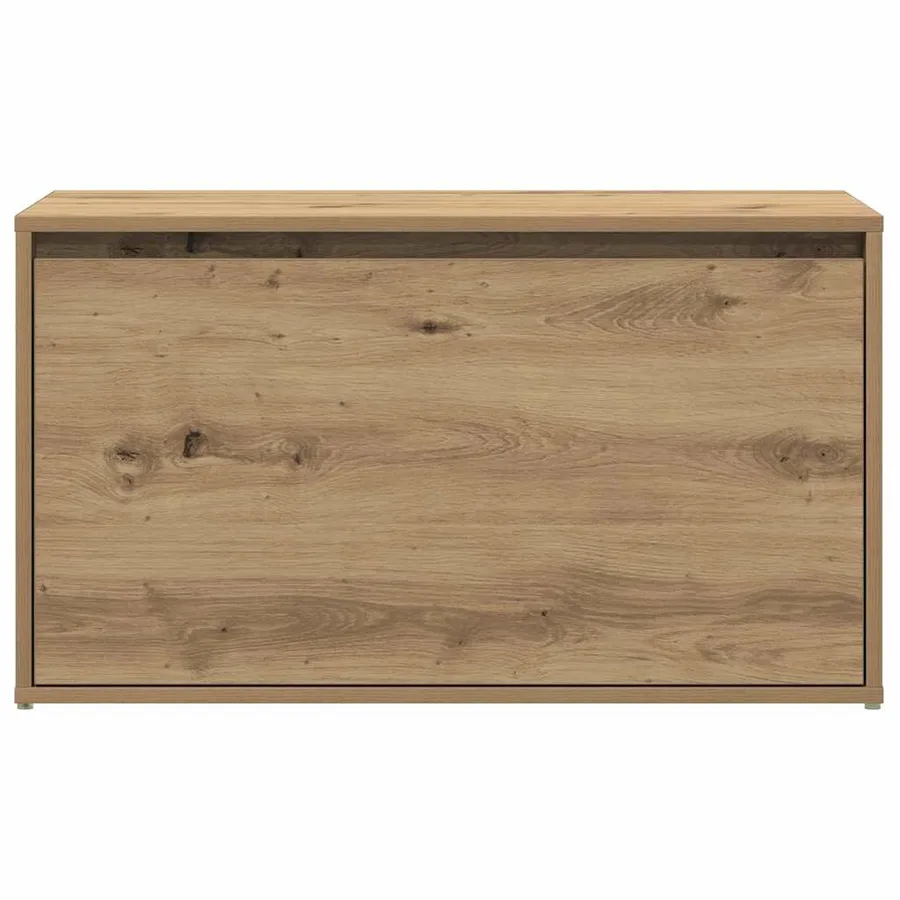 Banc d'entrée 80x40x45 cm chêne artisanal bois d'ingénierie - 4