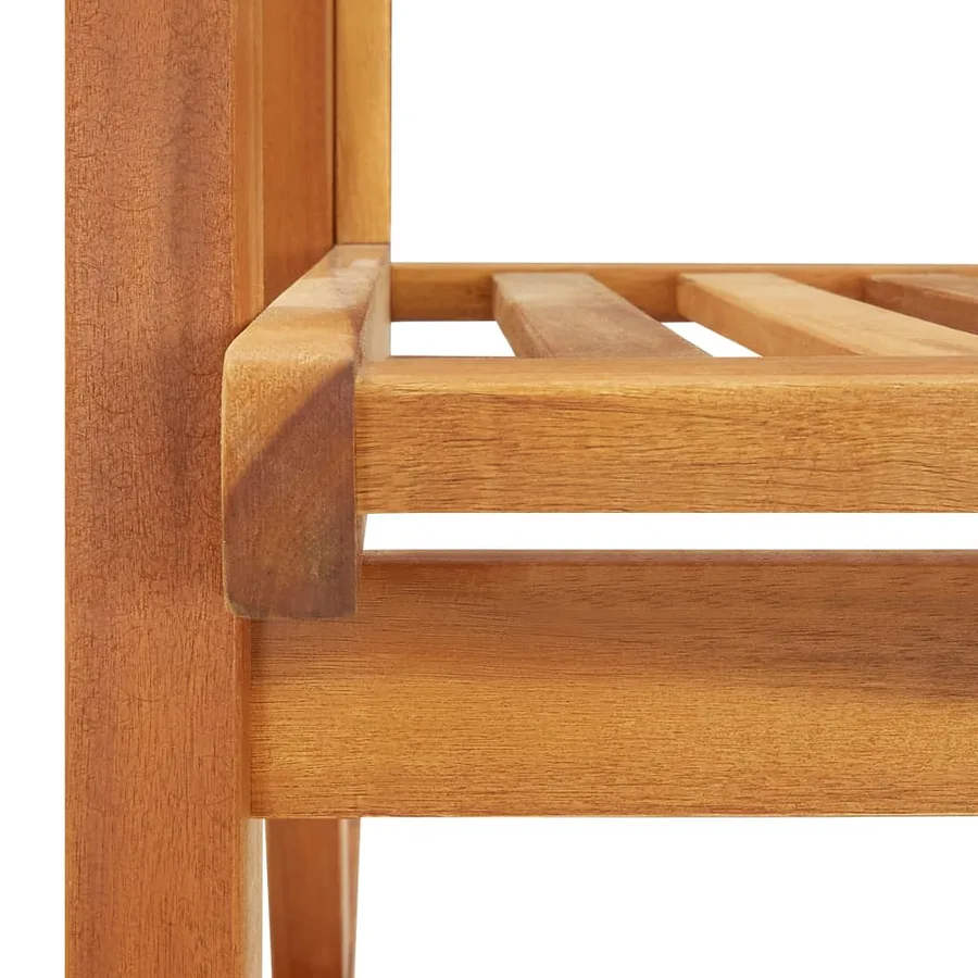 Chaise à bascule bois d'acacia massif - 6
