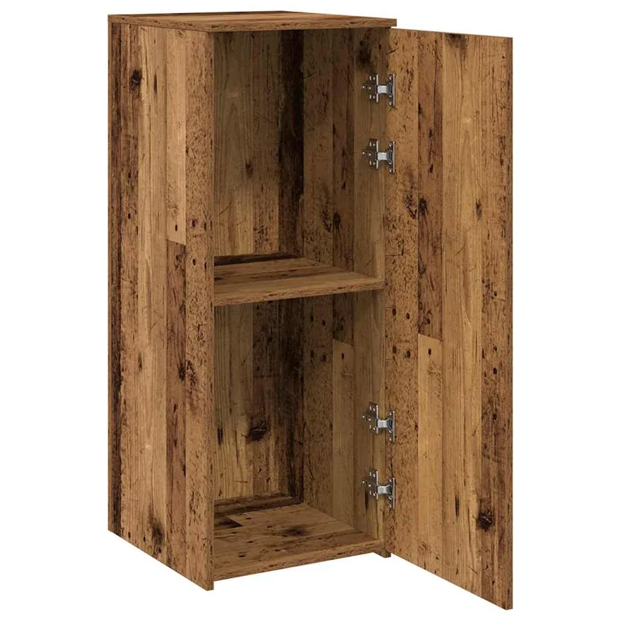 Armoire de rangement vieux bois 40x45x103,5cm bois d'ingénierie - 4