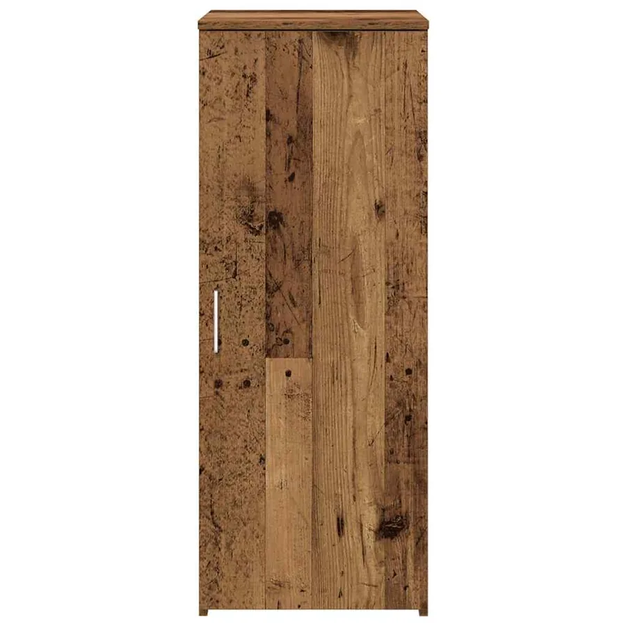 Armoire de rangement vieux bois 40x45x103,5cm bois d'ingénierie - 5