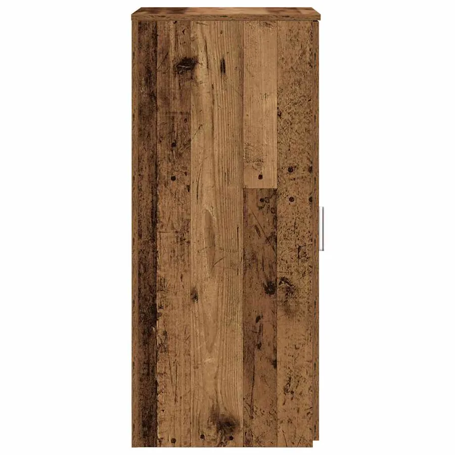 Armoire de rangement vieux bois 40x45x103,5cm bois d'ingénierie - 6