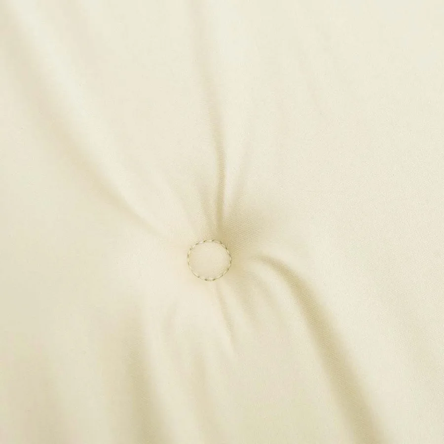 Coussins de chaise jardin lot de 6 crème 40x40x4cm tissu oxford - 7