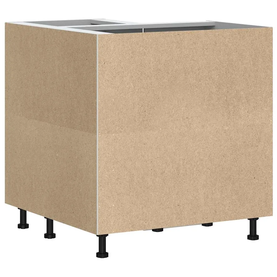 Armoire d'angle de cuisine Kalmar blanc bois d'ingénierie - 8