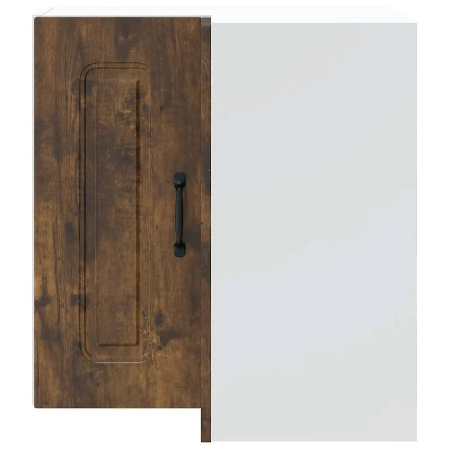 Armoire murale d'angle de cuisine Kalmar chêne fumé - 4