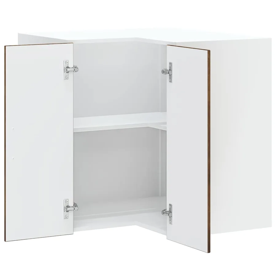 Armoire murale d'angle de cuisine Kalmar chêne fumé - 5
