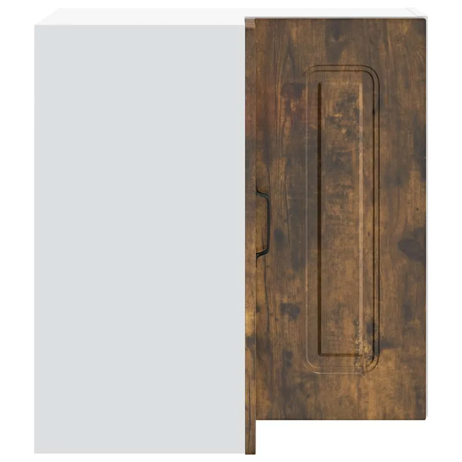 Armoire murale d'angle de cuisine Kalmar chêne fumé - 6
