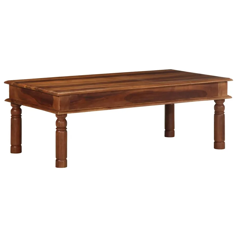 Table basse 110x60x40 cm bois massif d'acacia - 12