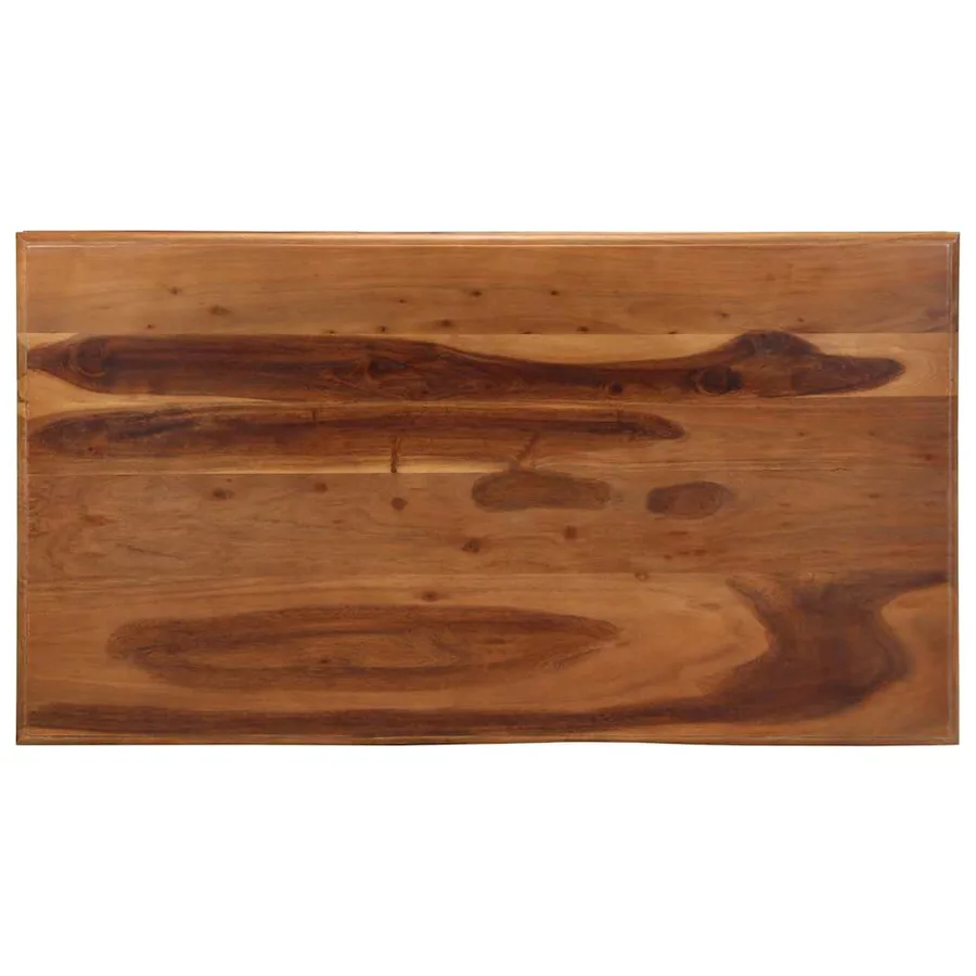 Table basse 110x60x40 cm bois massif d'acacia - 4