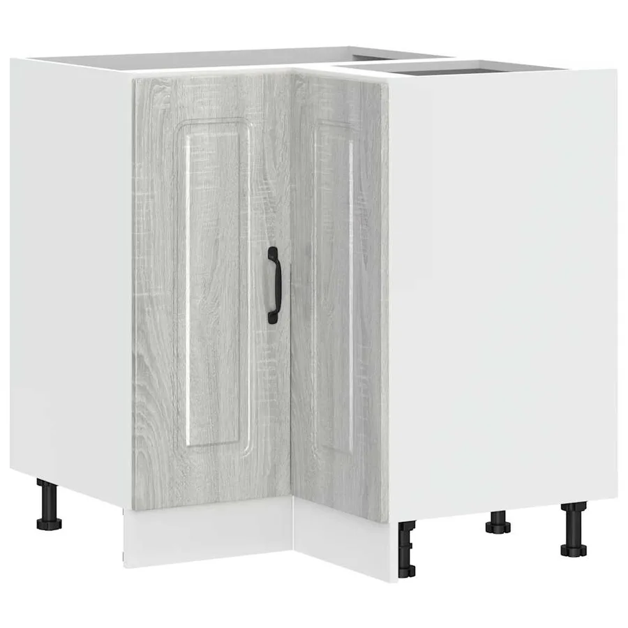 Armoire d'angle de cuisine Kalmar sonoma gris bois d'ingénierie - 2
