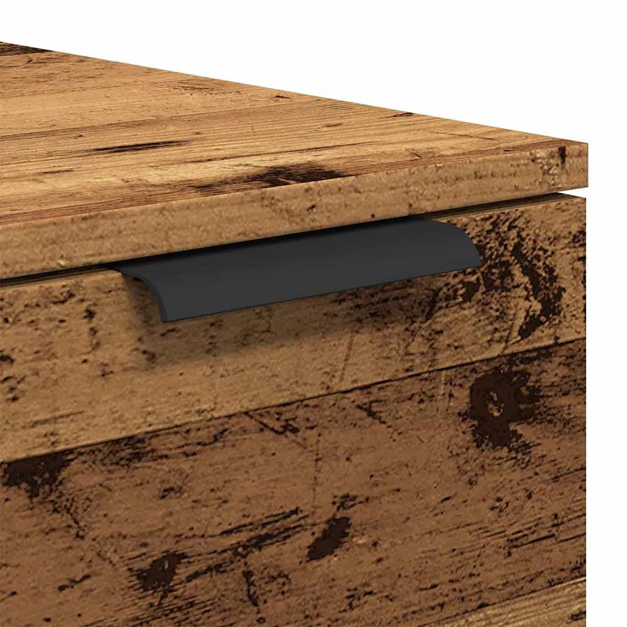 Table basse vieux bois 50x50x36 cm bois d'ingénierie - 10