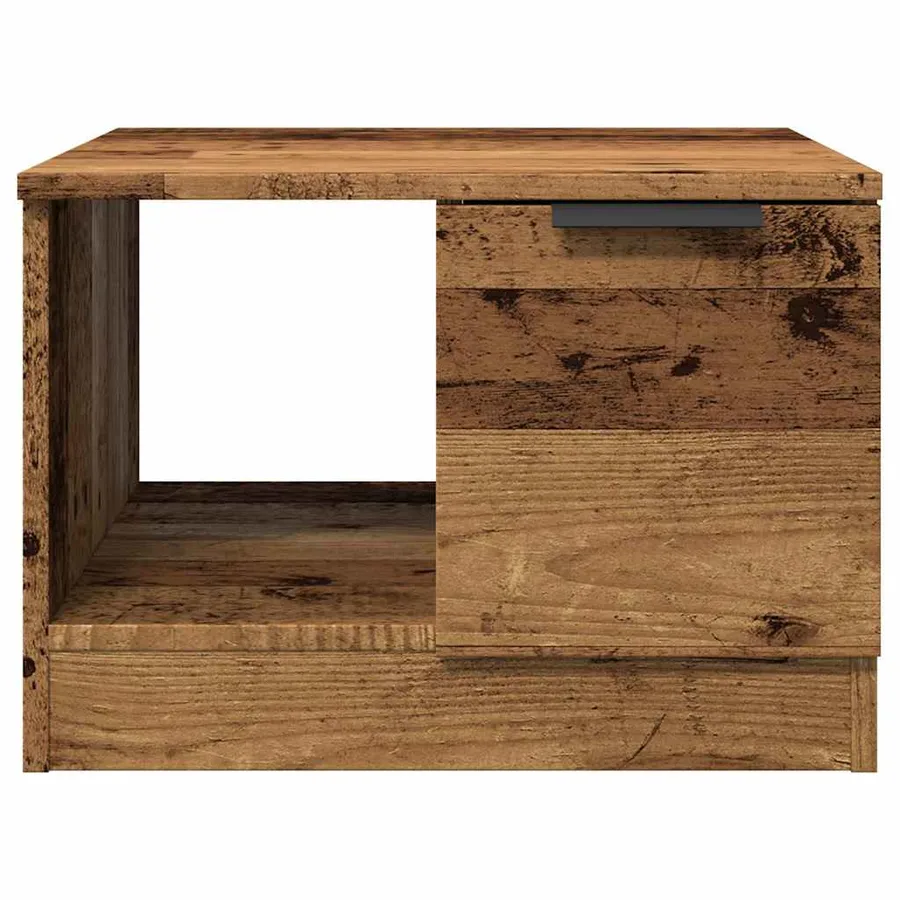 Table basse vieux bois 50x50x36 cm bois d'ingénierie - 5