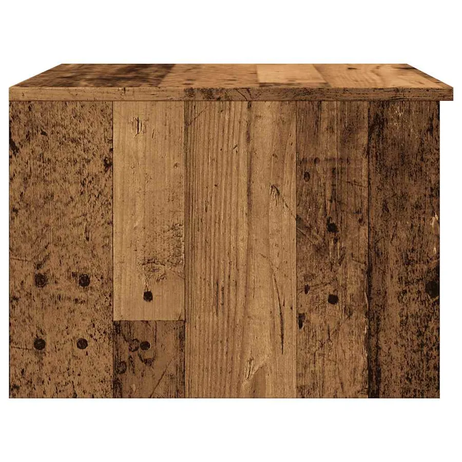 Table basse vieux bois 50x50x36 cm bois d'ingénierie - 6