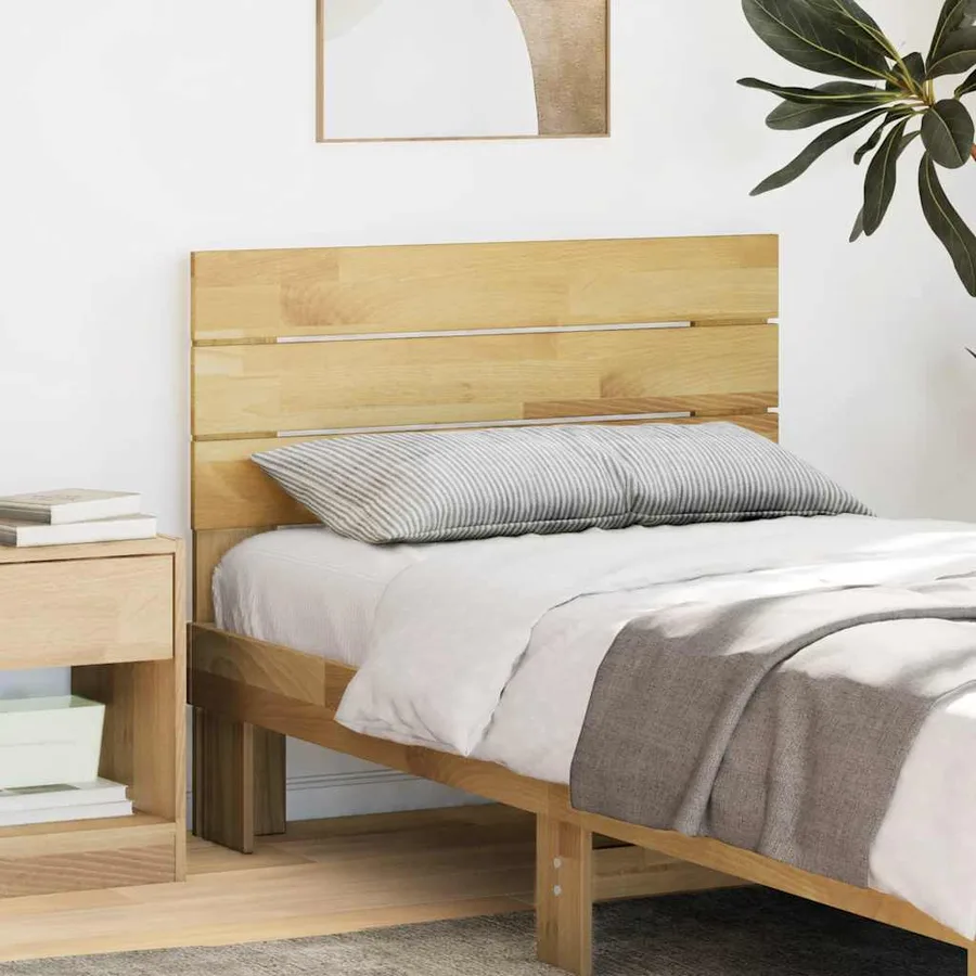 Tête de lit 90 cm en bois massif de chêne - 3
