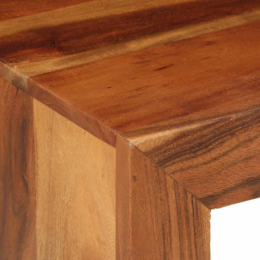 Table d'appoint 37x29x40 cm bois massif d'acacia - 5