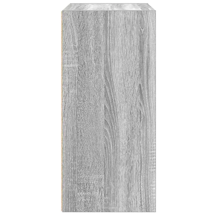 Bibliothèque sonoma gris 31x24x52 cm bois d'ingénierie - 6