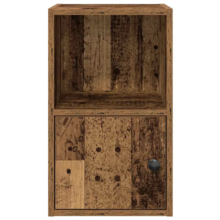 Bibliothèque vieux bois 31x24x52 cm bois d'ingénierie - 5