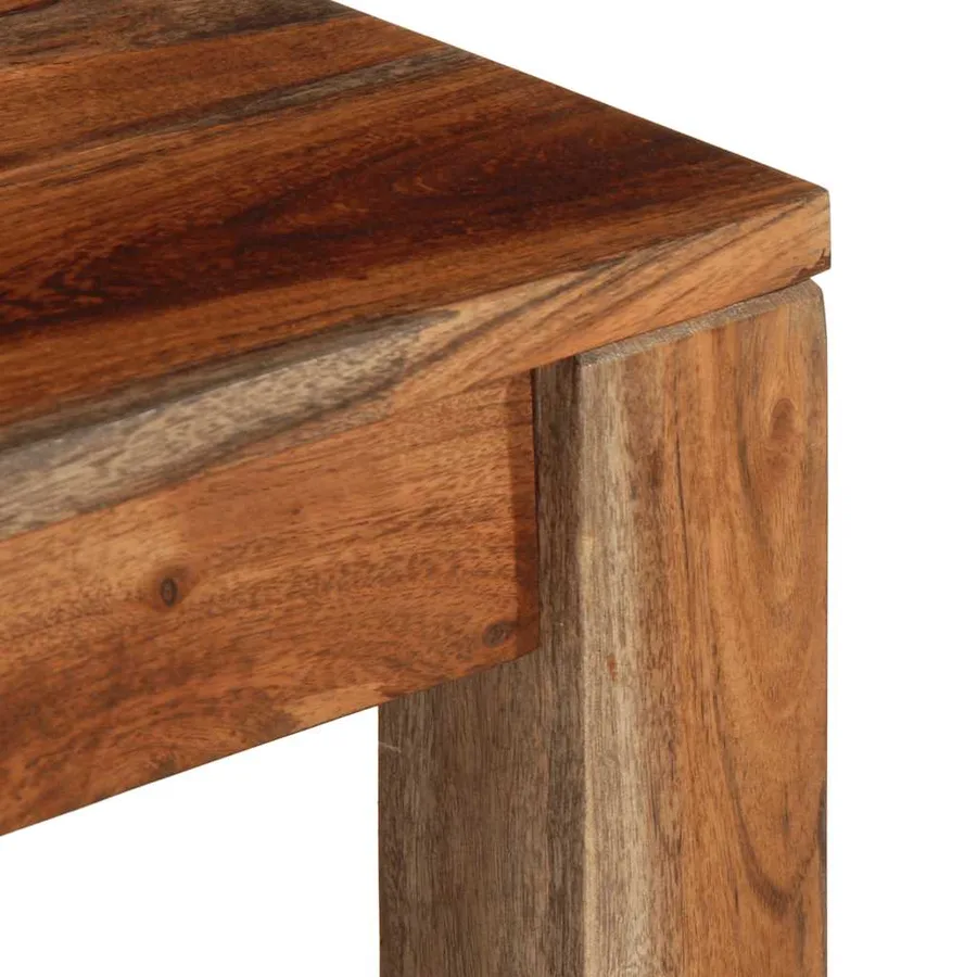 Banc 110 cm bois massif d'acacia - 5