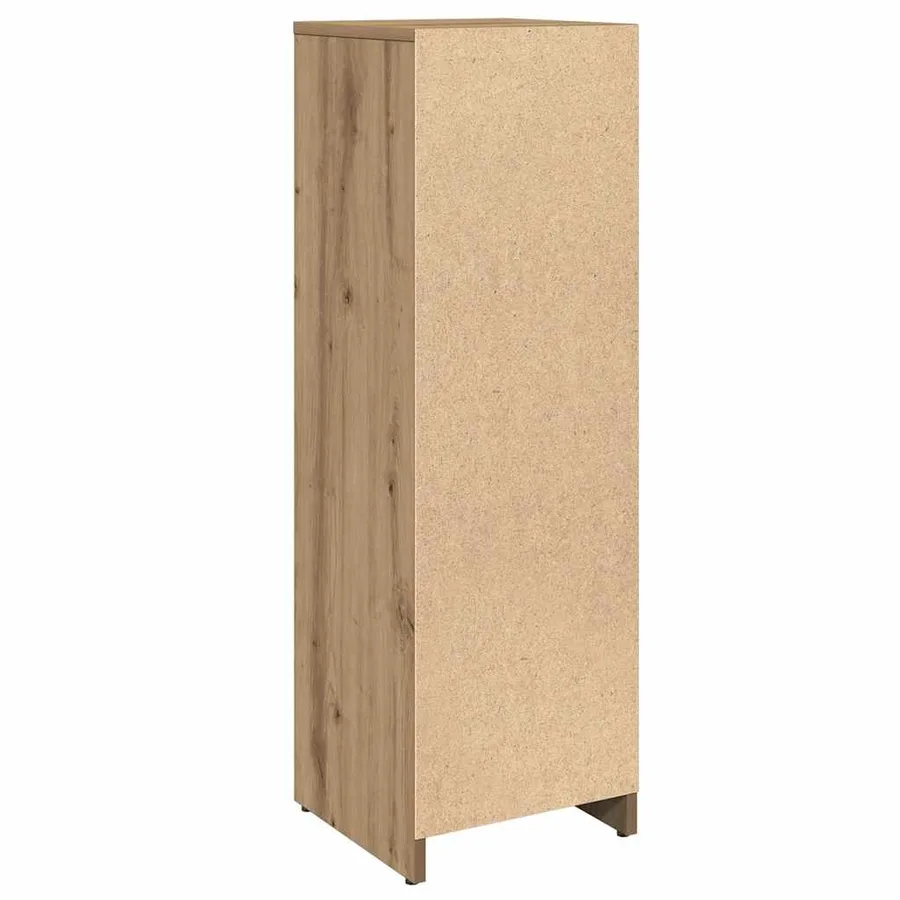 Armoire de bain chêne artisanal 30x30x95 cm bois d'ingénierie - 7