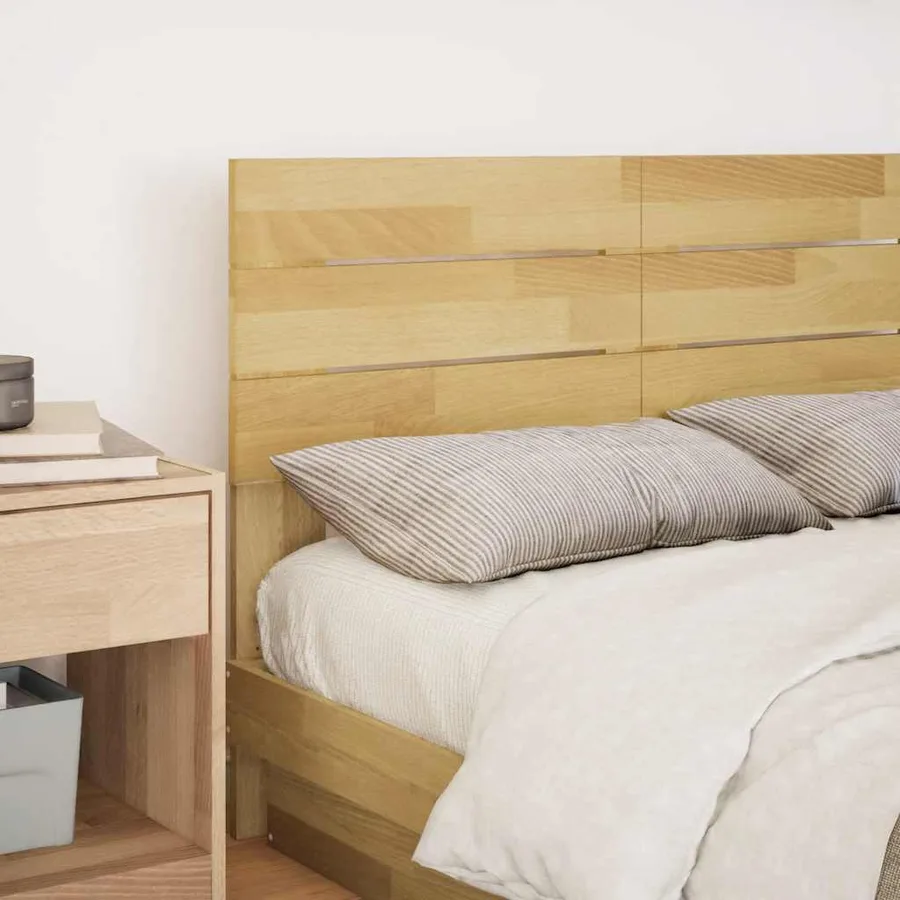 Tête de lit 120 cm en bois massif de chêne - 2