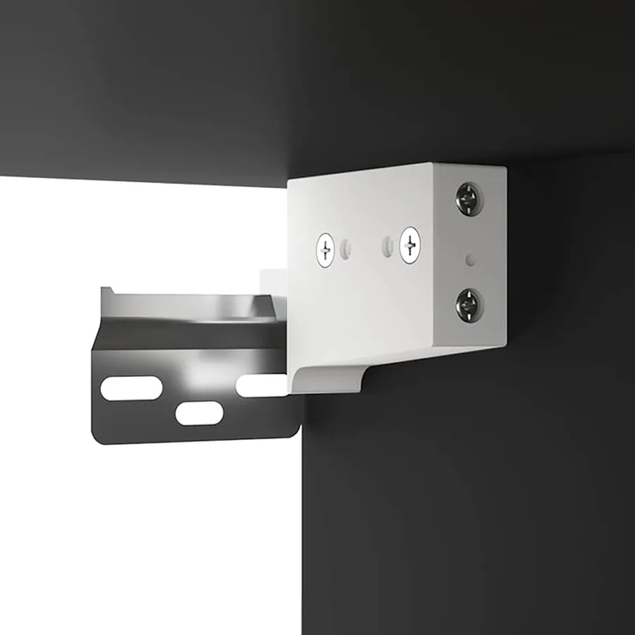 Armoire à miroir avec LED noir 76x15x55 cm - 10