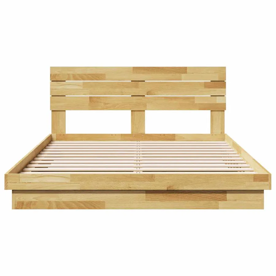 Cadre de lit avec tête de lit sans matelas 160 x 200 cm - 6