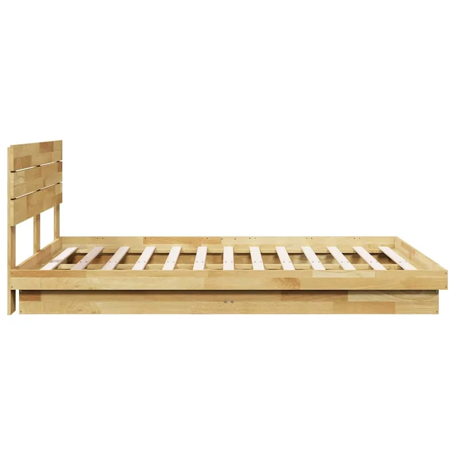 Cadre de lit avec tête de lit sans matelas 160 x 200 cm - 7