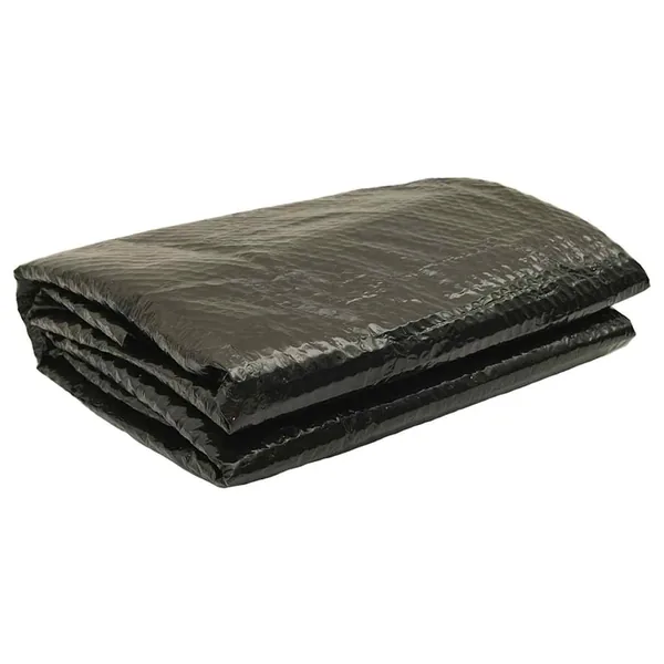 Couverture de piscine Noir 381 cm PE