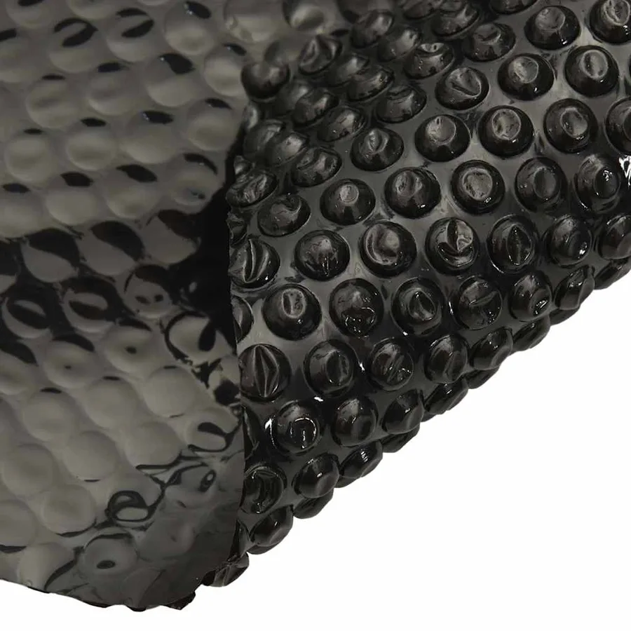Couverture de piscine Noir 381 cm PE - 4