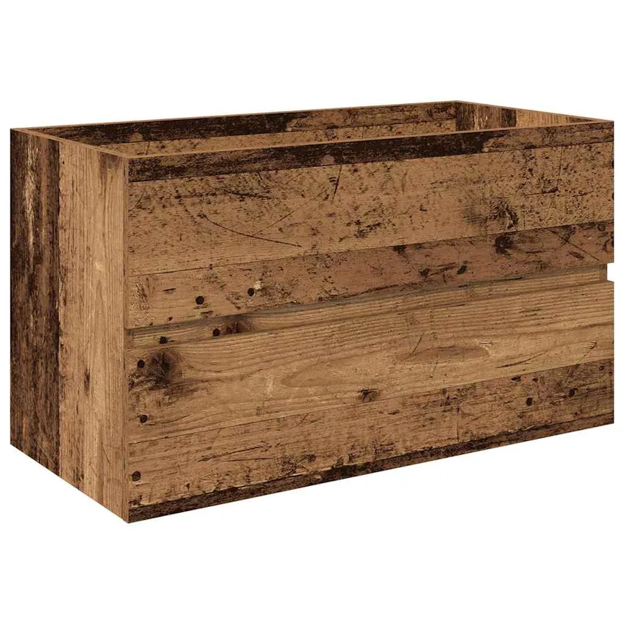 Ensemble de meubles salle de bain 3 pcs bois d'ingénierie - 6