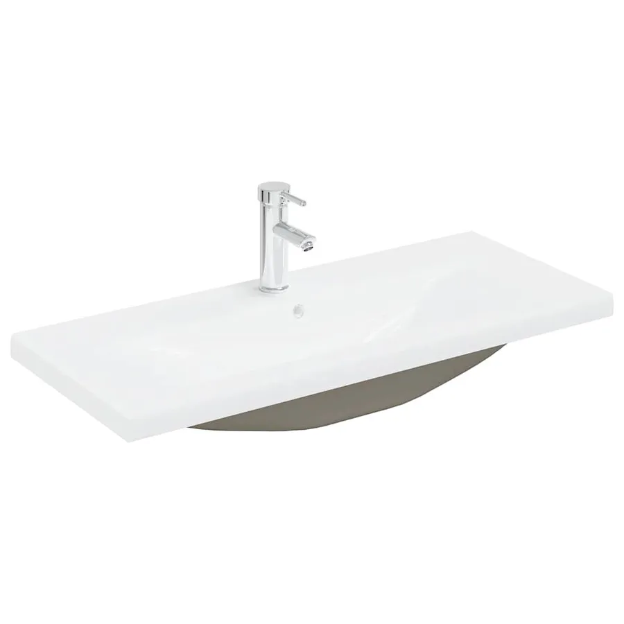 Ensemble de meubles salle de bain 3 pcs bois d'ingénierie - 7