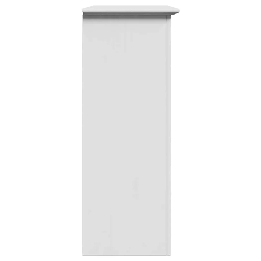 Armoire de couloir BODO blanc 80x35x90 cm - 6