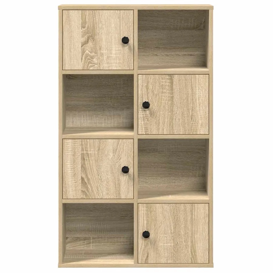Bibliothèque chêne sonoma 60x24x101,5 cm bois d'ingénierie - 4