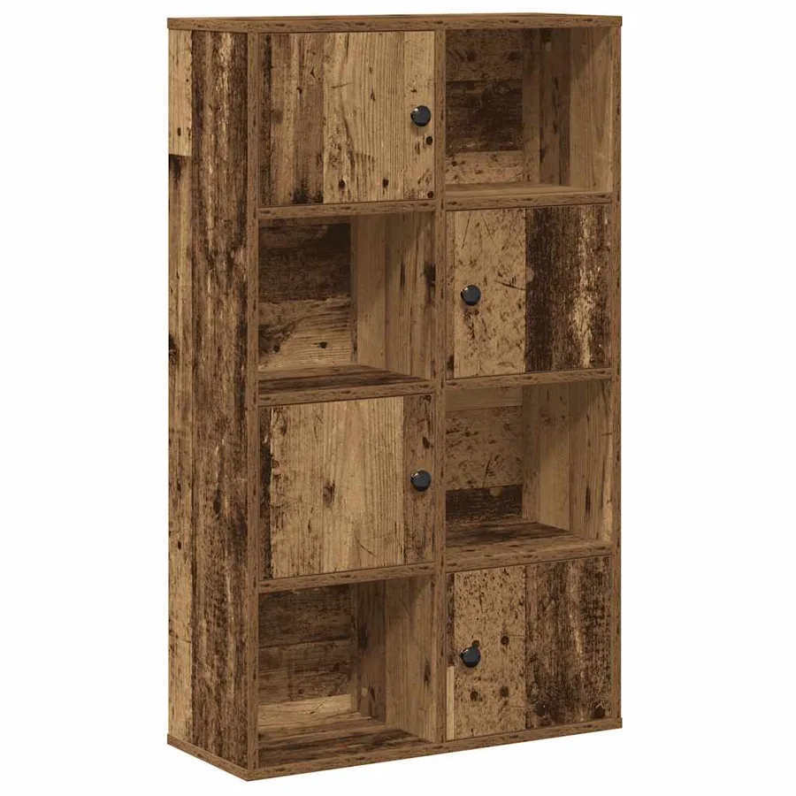 Bibliothèque vieux bois 60x24x101,5 cm bois d'ingénierie - 2
