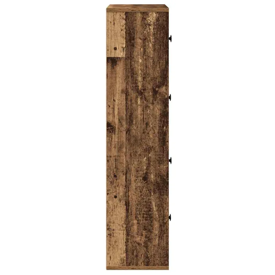 Bibliothèque vieux bois 60x24x101,5 cm bois d'ingénierie - 6
