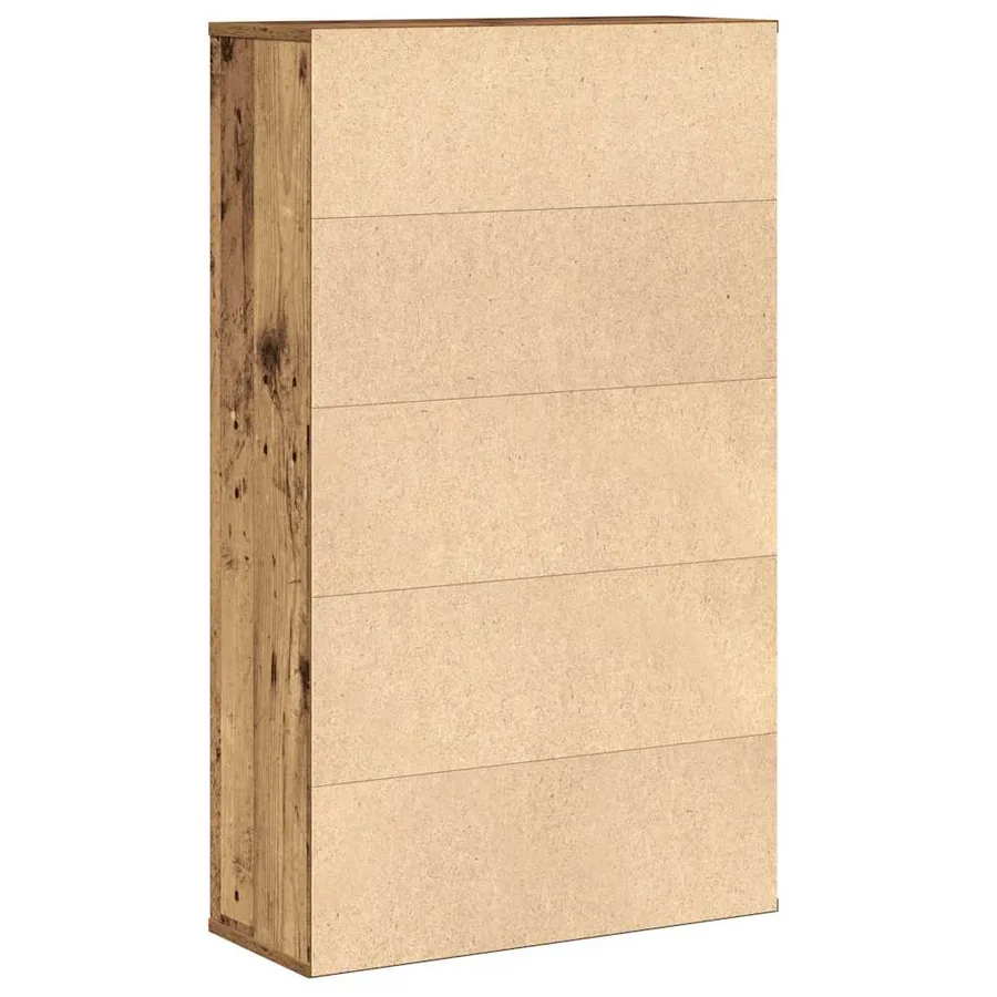 Bibliothèque vieux bois 60x24x101,5 cm bois d'ingénierie - 7