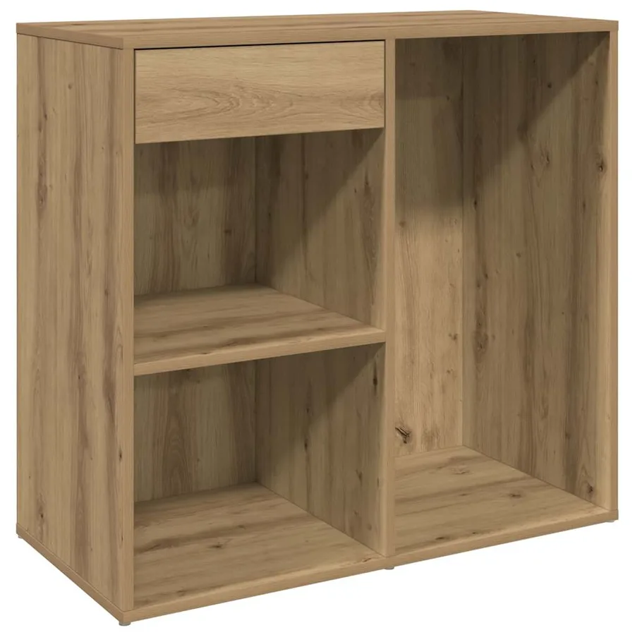 Armoire cosmétique chêne artisanal 80x40x75cm Bois d'ingénierie - 2