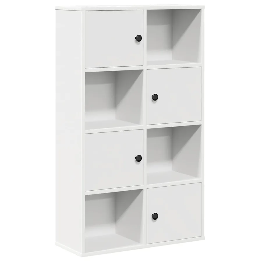 Bibliothèque blanc 60x24x101,5 cm bois d'ingénierie - 2